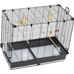 Ferplast Vogelkooi Piano 6 - Vogelverblijven - 87x46x70 cm Zwart