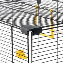 Ferplast Vogelkooi Piano 6 - Vogelverblijven - 87x46x70 cm Zwart