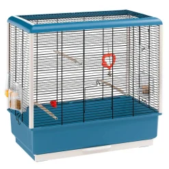 Ferplast Vogelkooi Piano 4 - Vogelverblijven - 59x33x60 cm Blauw