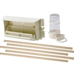 Ferplast Voliere Hemmy - Vogelverblijven - 84.5x65.5x165 cm Wit