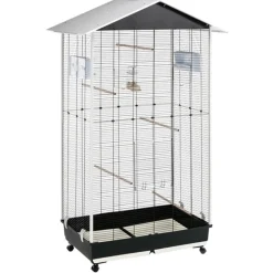 Ferplast Voliere Nota - Vogelverblijven - 95x64x165.5 cm Zwart