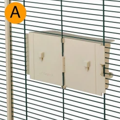 Ferplast Voliere Nota - Vogelverblijven - 95x64x165.5 cm Zwart