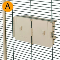 Ferplast Voliere Nota - Vogelverblijven - 95x64x165.5 cm Zwart