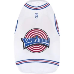 Ferribiella Basket Jam T-Shirt - Hondenkleding - 30 cm Wit