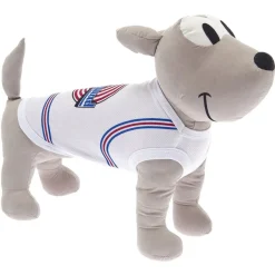 Ferribiella Basket Jam T-Shirt - Hondenkleding - 20 cm Wit