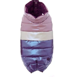 Ferribiella Bizarre Waterproof Down Jacket - Hondenkleding - 30 cm Pink Wit Paars