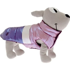 Ferribiella Bizarre Waterproof Down Jacket - Hondenkleding - 30 cm Pink Wit Paars