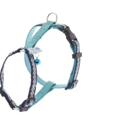 Ferribiella Cat Leash+harness Set - Kattenharnas - Lichtblauw L