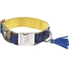 Ferribiella Kami Collar L - Hondenhalsband - Geel 35-56x3.8 Cm