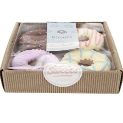 Ferribiella Latex Donuts - Hondenspeelgoed - 11 cm 4 stuks