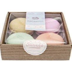 Ferribiella Latex Macarons - Hondenspeelgoed - Ø7.5 cm 4 stuks