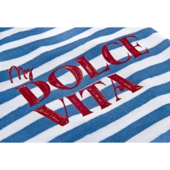 Ferribiella My Dolce Vita T-Shirt - Hondenkleding - 35 cm Blauw Wit