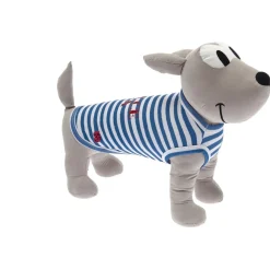 Ferribiella My Dolce Vita T-Shirt - Hondenkleding - 25 cm Blauw Wit