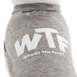 Ferribiella Off T-Shirt Wtf - Sport - Hondenkleding - 50 cm Grijs