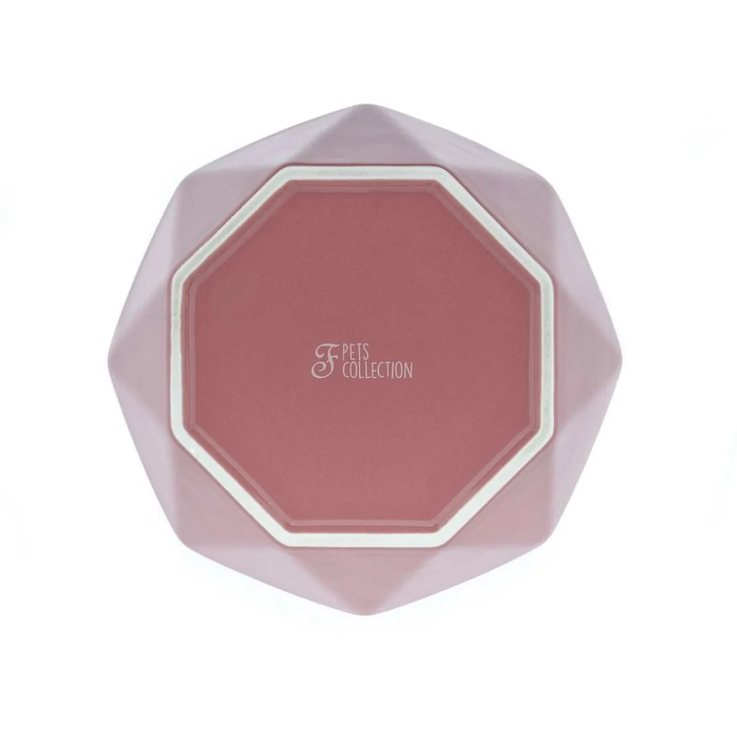 Ferribiella Pitagora Porcelai Bowl - Hondenvoerbak - Ø16 cm 600 ml Roze