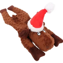 Ferribiella Pluche Kerst Rendier - Hondenspeelgoed - 45 cm