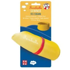 Ferribiella Summer Ice Cream - Opvouwbaar - Hondenvoerbak - Ø14.5 cm Geel