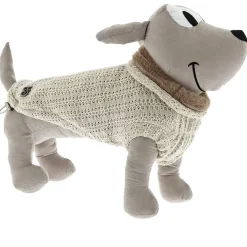 Ferribiella Sweater Coccola - Hondenkleding - 39 cm Beige