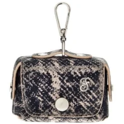 Ferribiella Waste-Bag Dispenser Mokka Pied-De-Po - Hondenpoepzakjes - 10x6 cm