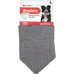 Flamingo Bandana Grijs - Hondenkleding