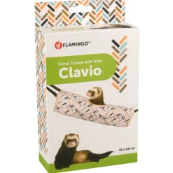 Flamingo Frettentunnel Clavio Hanger 1 Gat - Kooi Accessoire - 45x20 cm Multi-Color