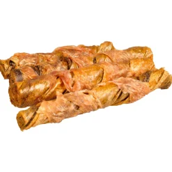 Flamingo Gerookte Kabeljauwhuid Roll Kip - Hondensnacks - Kabeljauw Kip 85 g