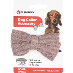 Flamingo Halsband Strik 9x5 cm - Hondenkleding