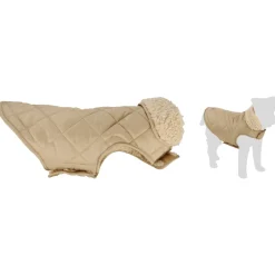 Flamingo Hondenjas Bonnie - Hondenkleding - 50 cm Beige