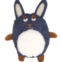 Flamingo Jeany Konijn - Kattenspeelgoed - 27x22 cm Blauw