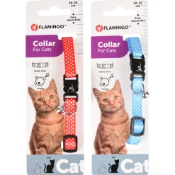 Flamingo Kattenhalsband Amira - Kattenhalsband - Assorti Multi-Color 20-35 Cm