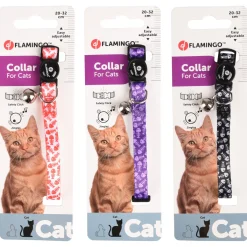 Flamingo Kattenhalsband Loulou - Kattenhalsband - Assorti Multi-Color 20-32 Cm