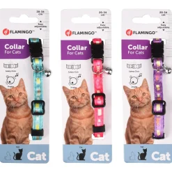 Flamingo Kattenhalsband Sami - Kattenhalsband - Assorti Multi-Color 20-34 Cm
