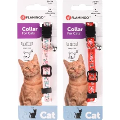Flamingo Kattenhalsband Selena - Kattenhalsband - Assorti Multi-Color 20-34 Cm