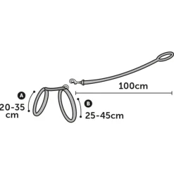 Flamingo Kattenharnas + Lijn Alfry - Kattentuigje - Assorti 20-35mm 10mm