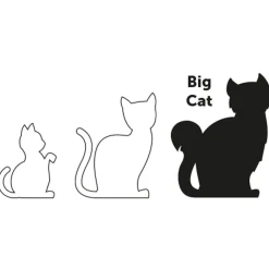 Flamingo Kattenharnas + Lijn Grote Kat Aiwa - Kattentuigje - Assorti 25-40cm 10mm