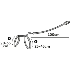 Flamingo Kattenharnas  + Lijn Amira - Kattentuigje - Assorti 20-35cm 10mm