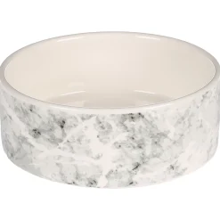 Flamingo Keramiek Voerbak Marmi Wit&Grijs - Hondenvoerbak
