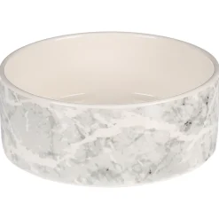 Flamingo Keramiek Voerbak Marmi Wit&Grijs - Hondenvoerbak