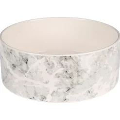 Flamingo Keramiek Voerbak Marmi Wit&Grijs - Hondenvoerbak