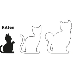 Flamingo Kittenharnas + Lijn Alfry - Kattentuigje - Assorti 15-25cm 10mm