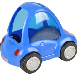 Flamingo Knaagdierenspeelgoed Bertrand Auto - Speelgoed - 14x9x11 cm Blauw Wit Zwart