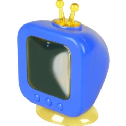 Flamingo Knaagdierenspeelgoed Betrand Tv - Speelgoed - 9x7x13 cm Blauw Wit Geel