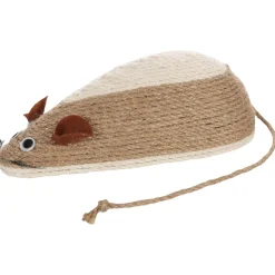 Flamingo Muis Minous - Kattenspeelgoed - 23x10.5 cm Bruin