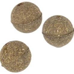 Flamingo Natural Fun Konijn - Kattenspeelgoed - 14 cm Grijs Beige