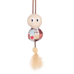 Flamingo Vinta Rups + Veer - Kattenspeelgoed - Beige