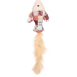 Flamingo Vinta Vis + Veer - Kattenspeelgoed - Beige