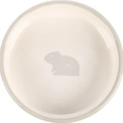 Flamingo Voerbak Mylo Cavia's - Voerbak - Ø12x3.5 cm 200 ml 180 g Grijs Wit