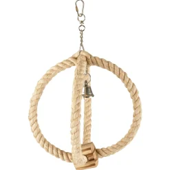 Flamingo Vogelspeelgoed Bbq Kozmo - Vogelspeelgoed - 19x16x30.5 cm Beige Natural