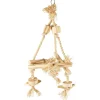 Flamingo Vogelspeelgoed Bbq Heli - Vogelspeelgoed - 18x18x30 cm Beige Natural