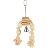 Flamingo Vogelspeelgoed Bbq Hanger - Vogelspeelgoed - 38x5x32 cm Beige Natural